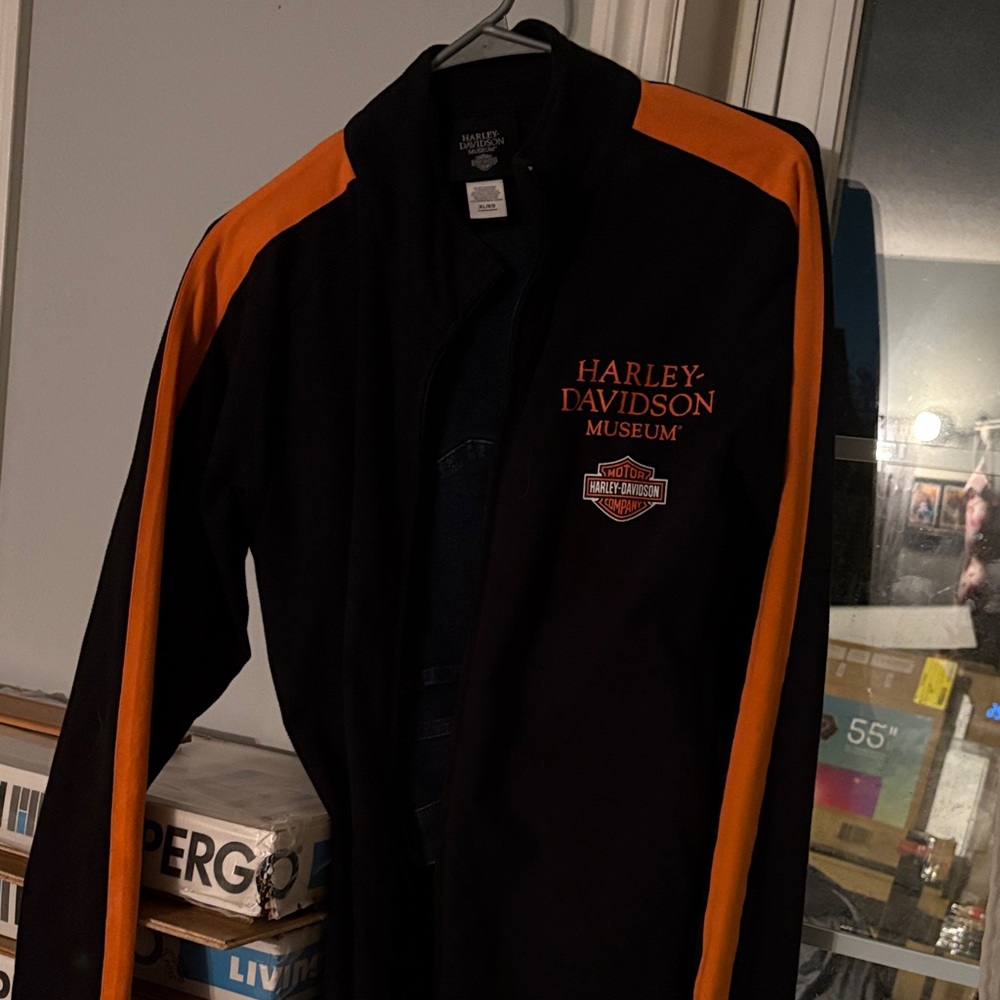Harley-Davidson Museum Black and Orange Jacket